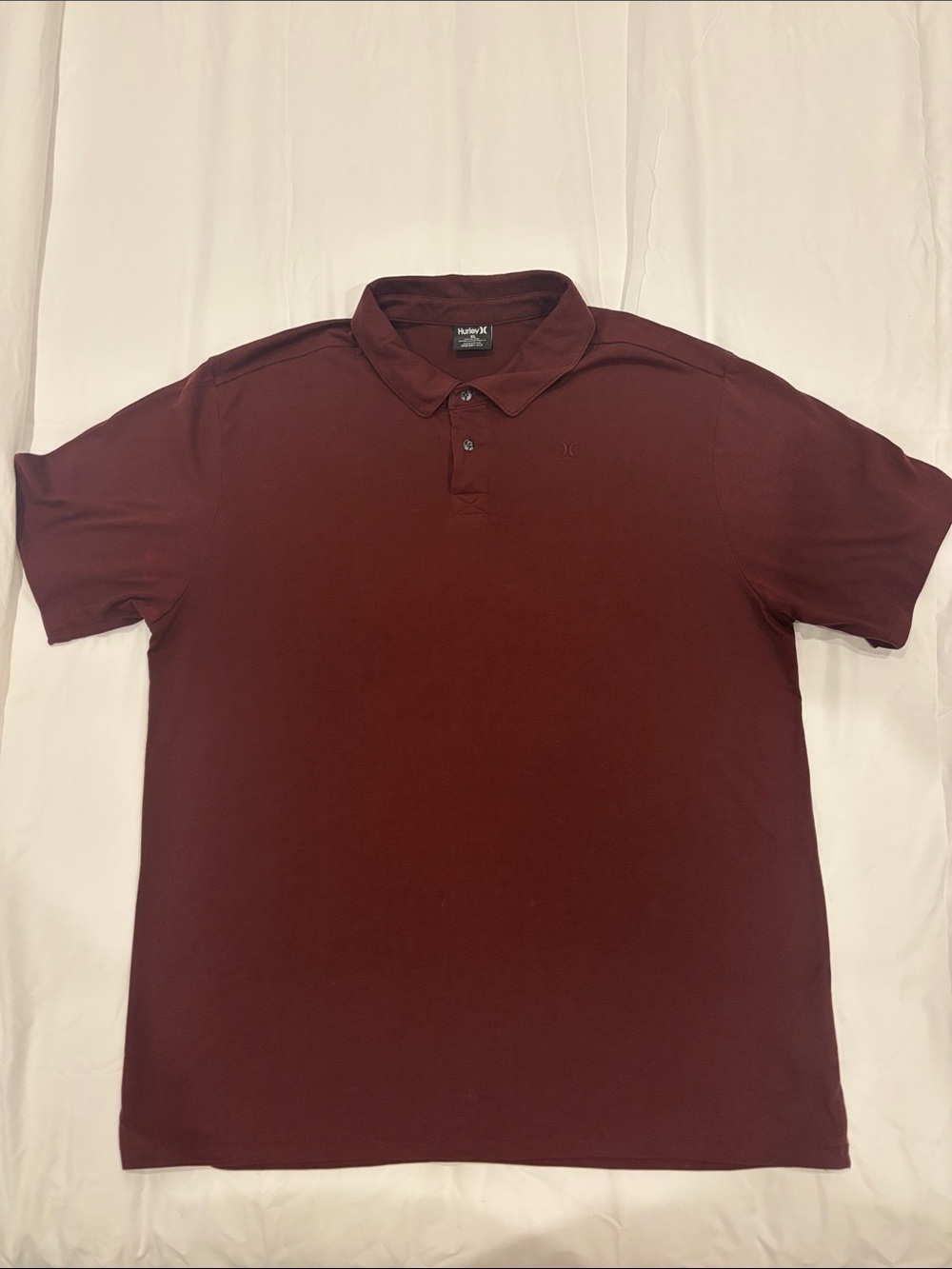 Hurley Men's Polo in Deep Burgundy